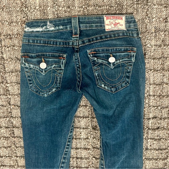 True Religion Low Rise Joey Jeans Size 25 - Picture 12 of 16